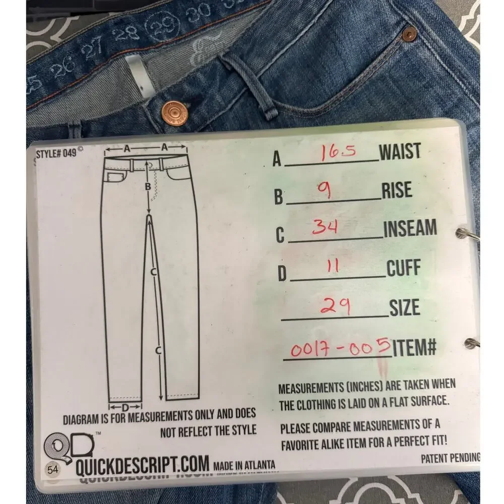 Earnest Sewn Hefner .05 Anthropology Boot Cut Jeans | Mid-Wash Denim | Size 27